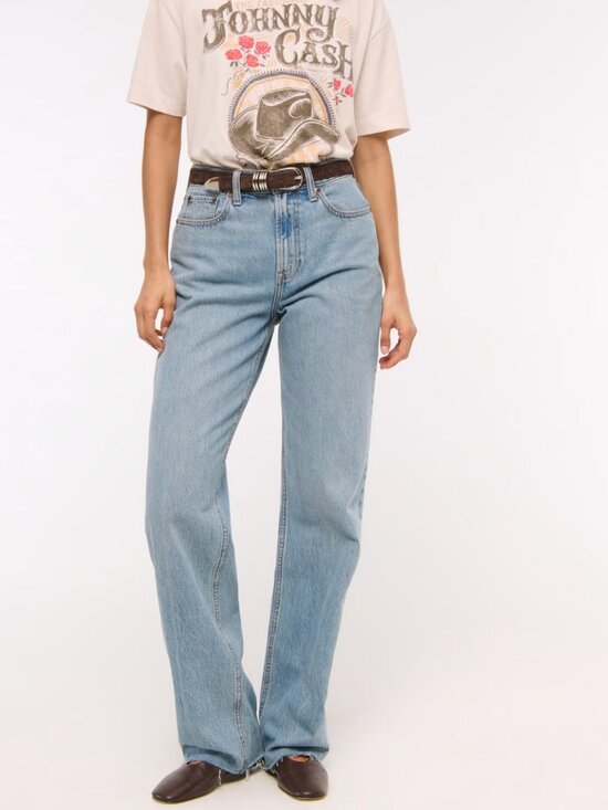 Abercrombie & Fitch Denim - Abercrombie & Fitch The Loose High Rise Jeans